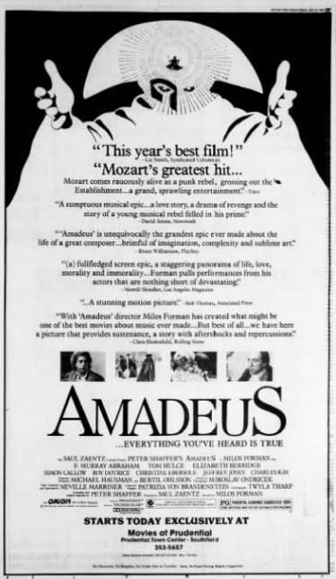 Movies at Prudential Town Center - Oct 1984 Full Page Ad (newer photo)